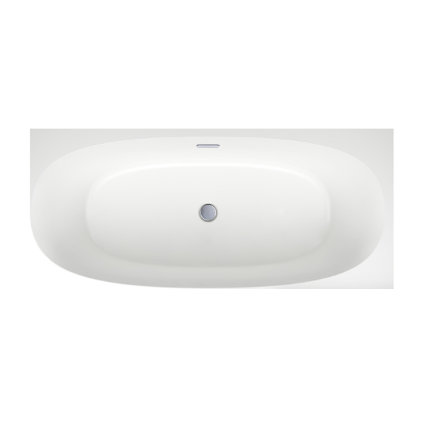 Акриловая ванна в наборе 4 в 1: пристенная ванна (правый разворот), каркас, экран, слив-перелив Wellsee Belle Spa 2.0 235806001