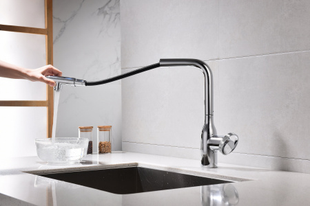 Смеситель для кухни Paulmark URBAN Ur213104-CR, хром