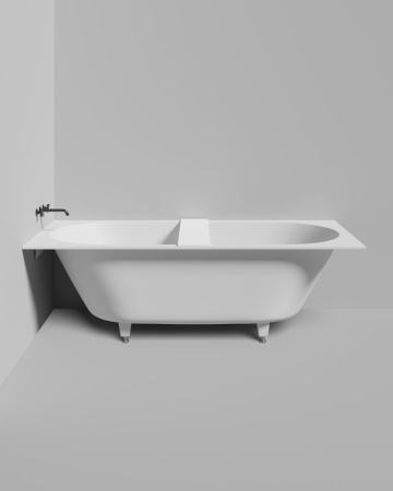 Полка для встраиваемой ванны Salini GABBIANO IN 880, белый, 1906208M