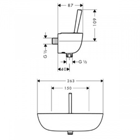 Смеситель для душа Hansgrohe PuraVida 15672400