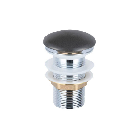 Донный клапан с керамической крышкой Vincea DBS0-216MG, серая мат. крышка, без перелива