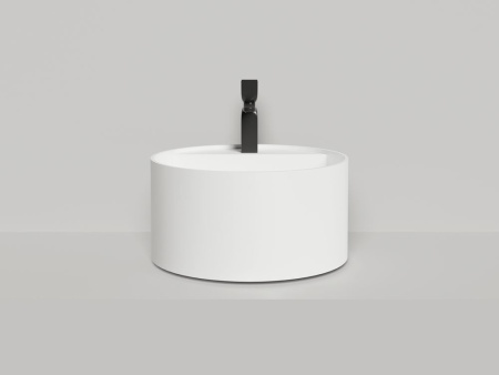 Раковина накладная Salini ARMONIA ROUND TOP 02 без отверстия под смеситель покраска по RAL полностью, 130422TMF