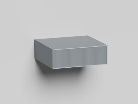 Подвесной модуль Salini Armonia 600x200 без выреза под сифон, сталь, 27A.1.600.200.11.0