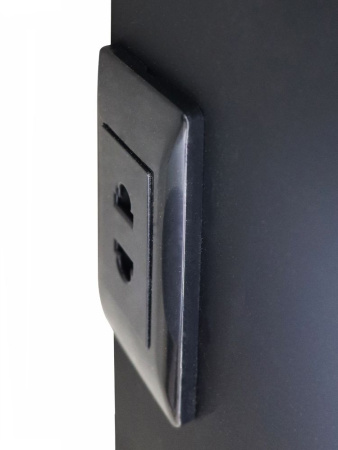 Зеркало-шкаф Reflexion Black LED 450х800 RF2003BL