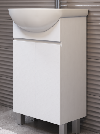 Тумба под раковину напольная VIGO Wing tn.WIN.BAL.50.2D белый, 50 см