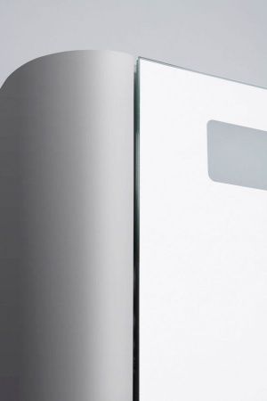 Зеркальный шкаф AM.PM Sensation M30MCR0801FG с подсветкой 80 см, правый, серый шелк