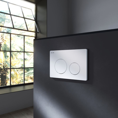 IS90101.8F1701 Инсталляция с клавишей PrimeFit L, бел глянц, с подвесным унитазом Func 54 FlashClean с сиденьем м/ли