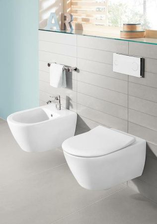 Унитаз подвесной Villeroy&Boch Subway 2.0 5614R201 с сиденьем микролифт