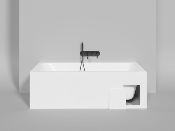 Ванна встраиваемая Salini ORLANDA 170x80 покраска по RAL полностью, S-Stone, матовый 102026MF