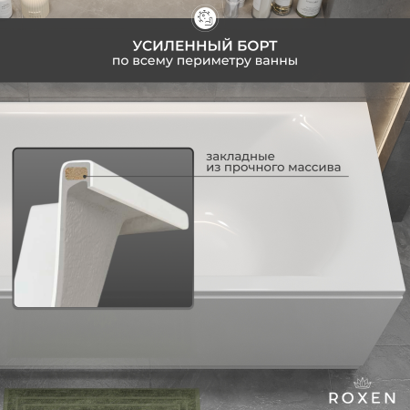 Ванная акриловая Roxen Alfa 240120-1670