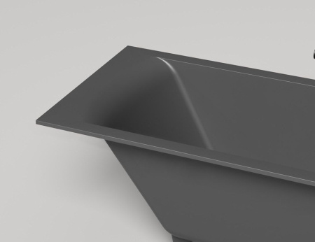 Ванна встраиваемая Salini CASCATA 170x75, S-Sense, глянцевый белый 104113G