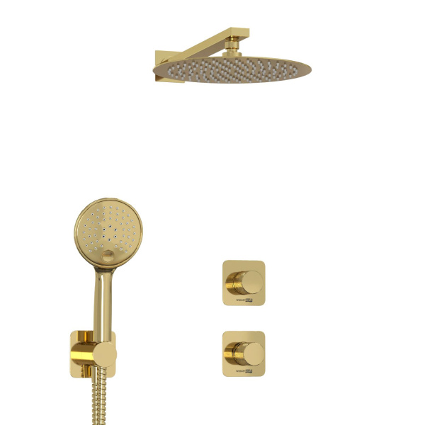 A7651.303.183.208.280.197.207  Встраиваемый комплект для душа WasserKRAFT с верхней душевой насадкой и лейкой