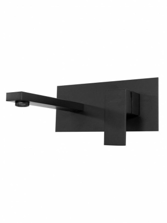 Смеситель встраиваемый для раковины Hansberge H688 Черный матовый