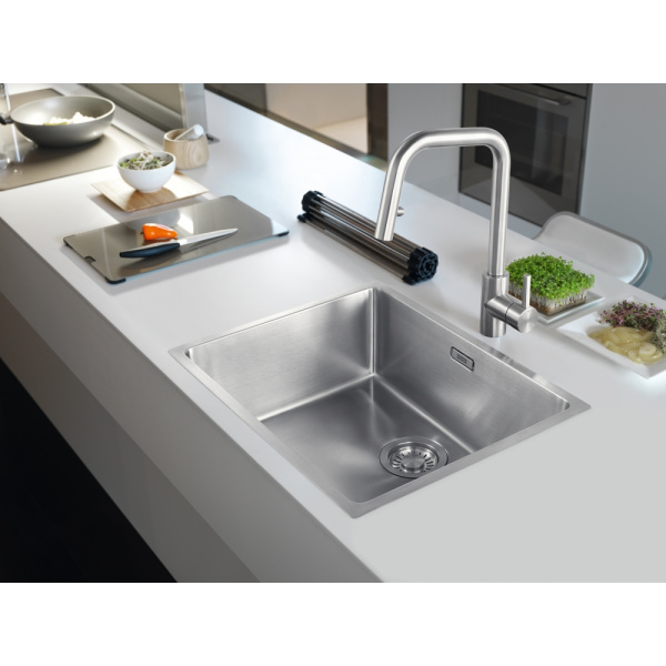 Кухонная мойка FRANKE 127.0688.782 из нержавеющей стали FEX 210-50 (стоп-вентиль в комплекте)