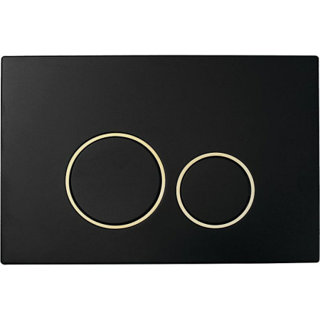 Клавиша смыва Boheme 663 Черная Золото