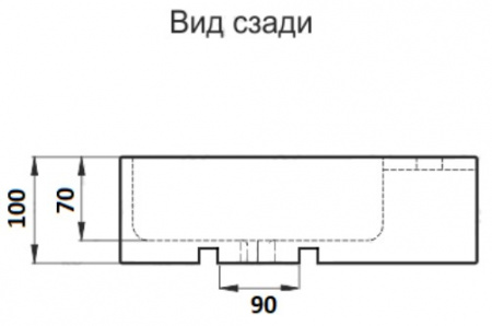 Раковина подвесная CeramaLux 9048DL