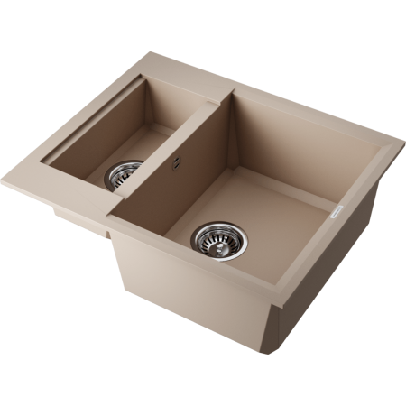 Кухонная мойка Omoikiri Sakaime 60-2-SA Tetogranit/бежевый 4993910
