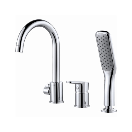 Смеситель на борт ванны D&K Rhein DA1394901, хром