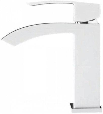 Cмеситель для раковины Hansberge H1077 Белый хром