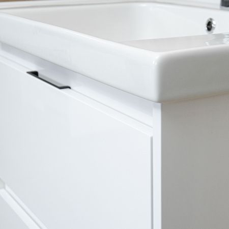 Тумба подвесная BRIZ Вена 60 с умывальником Грэйс, 239 03-18060-15 00 БЕЛ