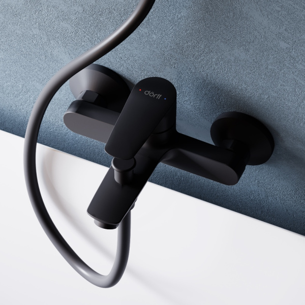 D4011022 Prime new Смеситель для ванны и душа AM.PM, черный