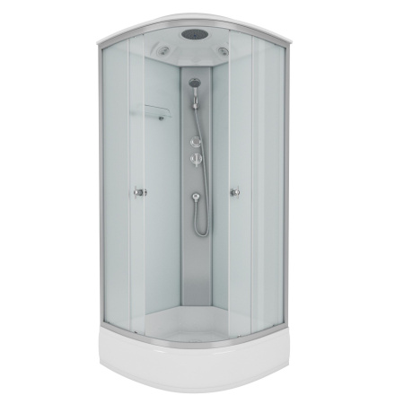 Душевая кабина Niagara Eco E90/26/MT (90х90х215) средний поддон(26см),стекло матовое,4 места