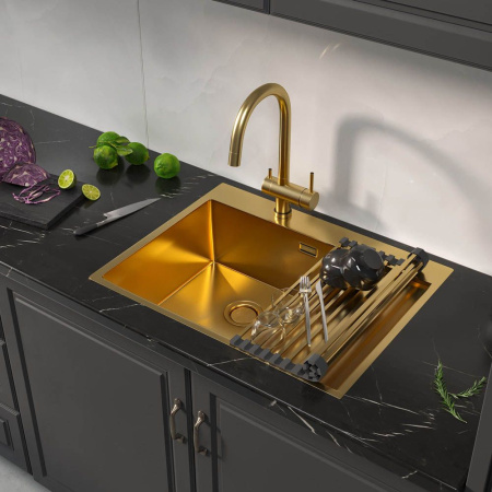 Сушилка для посуды, ролл-мат Reflexion Arno RX3032GD брашированное золото