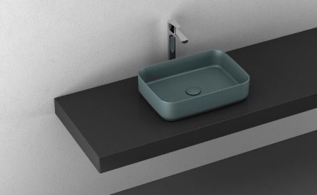 Раковина ISVEA Infinity накладная 500*360*120 цвет изумрудный 10NF65050SV-2P