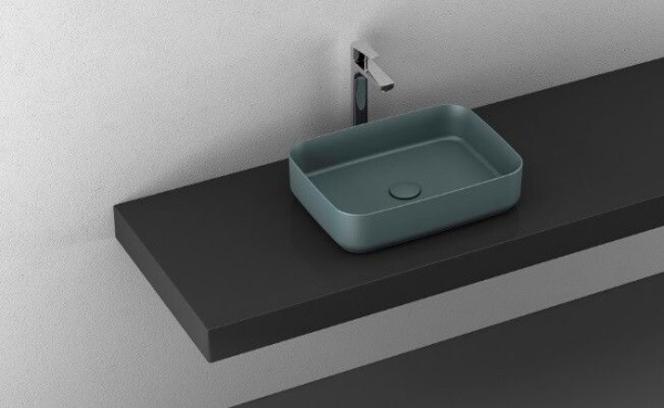 Раковина ISVEA Infinity накладная 500*360*120 цвет изумрудный 10NF65050SV-2P