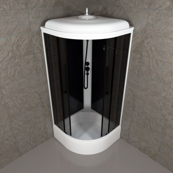 Душевая кабина Тритон Щ0000067303  Грэй-Блэк 90*90 В