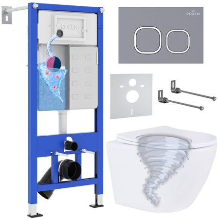 Комплект 6 в 1 Roxen StounFix Dual Fresh 968389 (состоит из: 710200, Santi 410280DG, 530205-01)