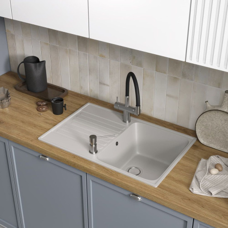 Кухонная мойка Reflection Bolero RF0574GR, серый