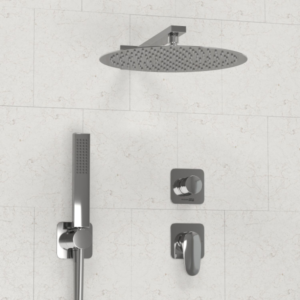 A3151.268.090.116.271.087.103  Встраиваемый комплект для душа WasserKRAFT с верхней душевой насадкой и лейкой