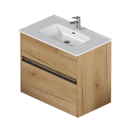 M7BFUX0802OF Sense База под раковину AM.PM, универсальная, 80 см, 2 ящика, дерево