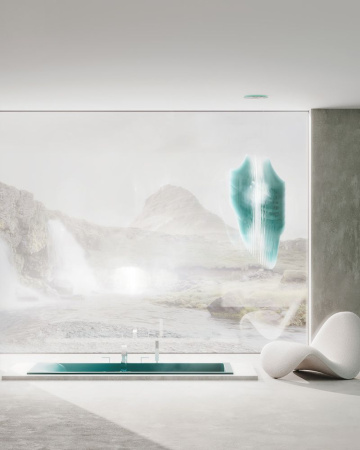 Ванна встраиваемая Salini CASCATA KIT 170x70 покраска по RAL полностью, S-Sense, глянцевый 104813GF