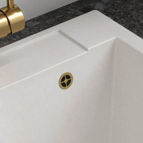 Кухонная мойка Reflexion Cubi RX1555WH, белый