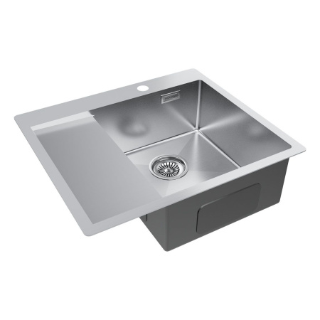 Мойка Paulmark KRONER 59F PM225951-BSR 510х590х200 мм, нержавеющая сталь, нержавеющая сталь