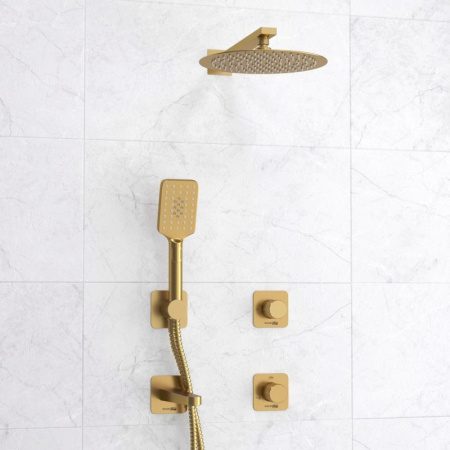 A8251.307.308.180.259.285.194.201 Встраиваемый комплект для ванны WasserKRAFT с верхней душевой насадкой, лейкой