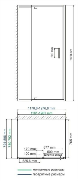 Душевой уголок WasserKRAFT Berkel  48P25