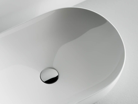 Умывальник чаша накладная овальная Ceramicanova Element 600*415*135мм, Белый, CN5009