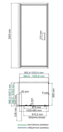 Душевой уголок WasserKRAFT Salm 27I22