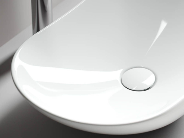 Умывальник чаша накладная овальная  Ceramicanova Element 620*360*145мм, Белый, CN6015