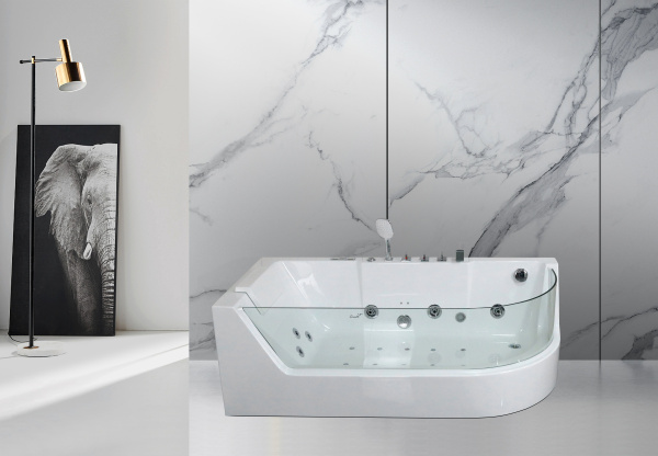 Акриловая ванна Cerutti SPAC-403L  гидромассажная  170x80x58