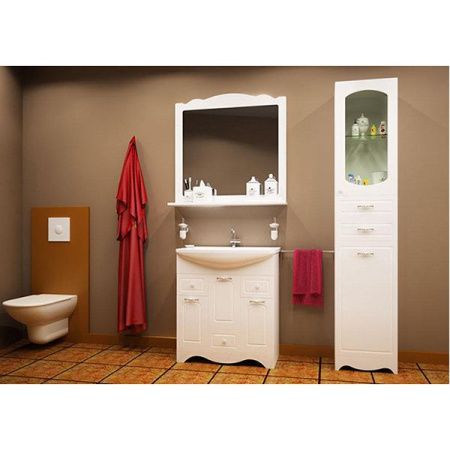 Зеркало Аква Родос Классик 100 с полкой ОР0000229