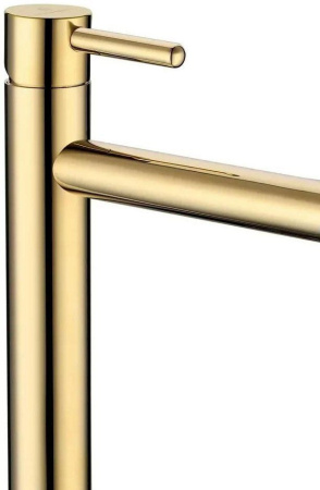Смеситель для раковины Высокий Grocenberg GB3029 Золото глянец