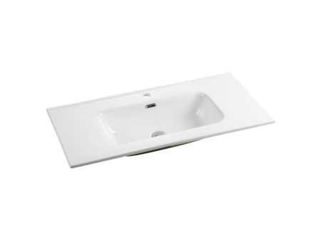 Умывальник накладной прямоугольный Ceramicanova Element 1010*465*180мм, белый, CN7003