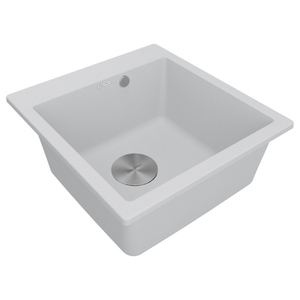 Мойка Paulmark KANTE 50 PM105152-WH 520х510х200 мм, IT-GRANIT, белый