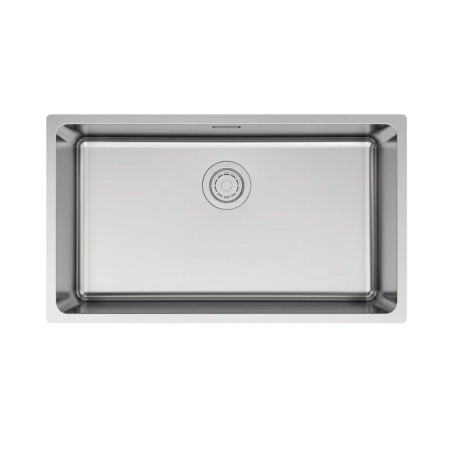 Мойка Paulmark YUNI 76 UNI YU76-BS 760х440х200 мм, нержавеющая сталь, брашированная нержавеющая сталь