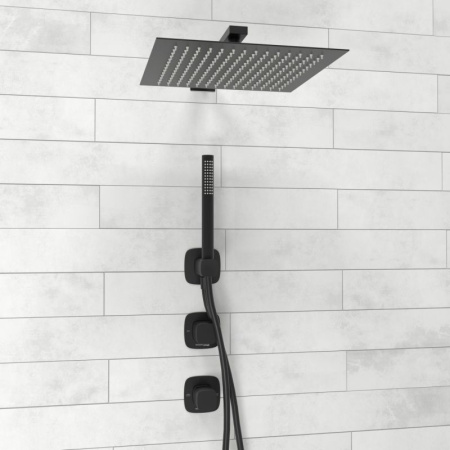 A9151.264.219.162.327.242.217  Встраиваемый комплект для душа WasserKRAFT с верхней душевой насадкой и лейкой