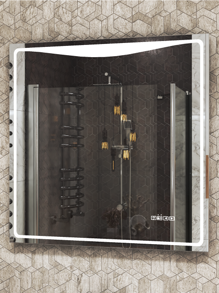 Зеркало VIGO Eva Media L 700, 70 см